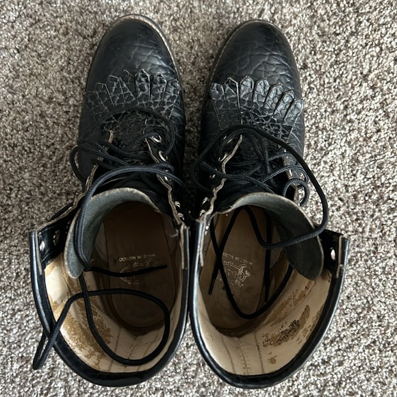 Vintage Bullhide Justin Lace up boots. Not sure on size, fits like W 8.5, M7.5 - Picture 4 of 8